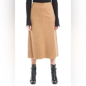MAX STUDIO Faux Suede A-Line Midi
Skirt